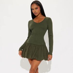 NWT Fashion Nova Ari Mini Bubble Dresss
